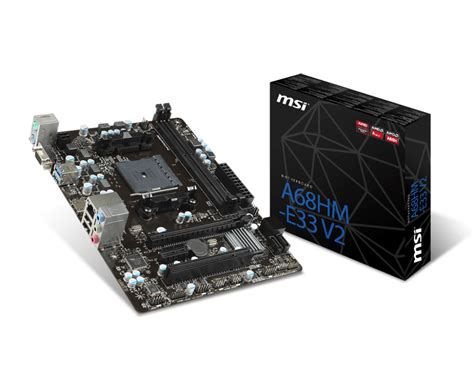 a68hm-e33 v2 compatible gpu|UserBenchmark: MSI A68HM.